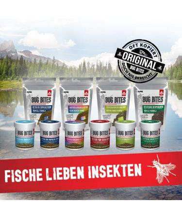 Fluval BUG BIGES FISS FUST - Insect Larvae Granules for Tropical Fish | 45g | Slow-Falling 1.4-1.6mm - Buy Online on SooperMarket.com
