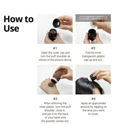 Daeng Gi Meo Ri Ki Gold Quick Hair Cover Cushion (Brown Black) - Fast Shipping Worldwide | Best Hair Concealer - Buy Online on SooperMarket.com