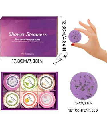 1 Set Shower Steamers Aromatherapy Bath Bombs 30g Colorful Shower Steamers with Multiple fragrances Shower Bombs Natural Essential Oils Bath Bomb Set - Buy Online on SooperMarket.com