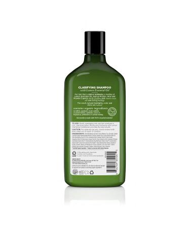 Buy Avalon Organics Clarifying Shampoo Lemon 11 Fl Oz - Best Organic Hair Care for Healthy Scalp - Buy Online on SooperMarket.com