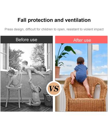 2 Pack Sliding Glass Door & Basement Windows Child Safety Lock - Patio Door Lock Gray - Buy Online on SooperMarket.com