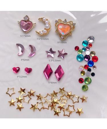 Worparsen 1 Box Nail Art Decor Shining Sailor Moon Themed Nail Decor Manicure Designs Stylish - Buy Online on SooperMarket.com