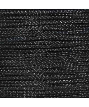 PARACORD PLANET Nano Cord: 0.75mm Diameter 300 Feet Spool of Braided Cord (Black)