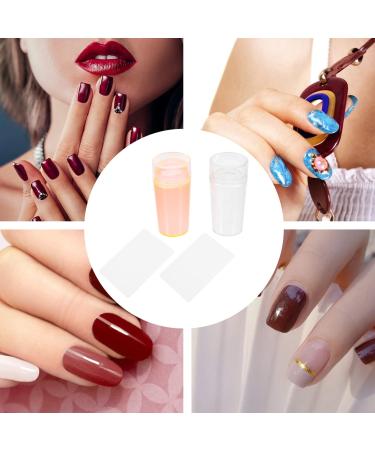 Buy Lurrose Nail Tools - 2 Sets Clear Nail Stamp & Silicone Stamping Jelly - Perfect for Salon & Home Manicure - Buy Online on SooperMarket.com