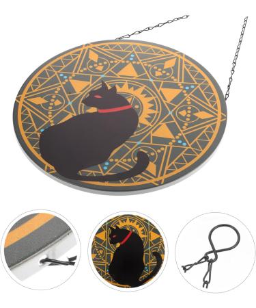 ABOOFAN Wrought Iron Disc Pendant Decor Ornament Iron Circle Pendant Hanging Adornment Indoor Metal 30x30x1cm As Shown1 - Buy Online on SooperMarket.com