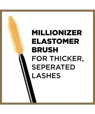 L'Oral Paris Voluminous Million Lashes Mascara, Black Brown - 0.3 fl oz | Lengthening, Volumizing & Smudge-Proof Formula - Buy Online on SooperMarket.com