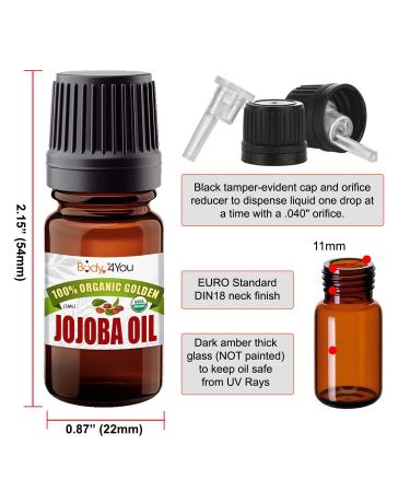BodyJ4You 2PC Piercing Aftercare Set - Jojoba Oil Ear Balm for Gauges, Tapers, and Plugs - Buy Online on SooperMarket.com