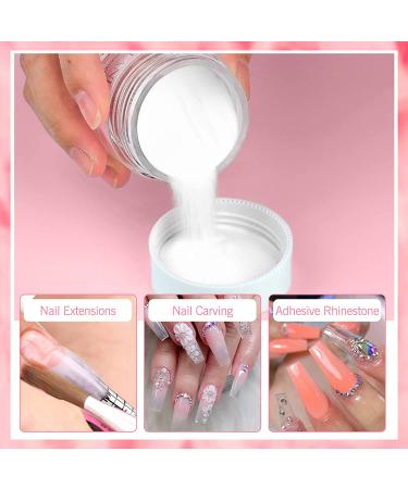 Saviland Clear Acrylic Nail Kit - Professional 4oz Acrylic Powder & 5oz Liquid Set with Nail Dehydrator - Perfect for Acrylic Nails - Buy Online on SooperMarket.com