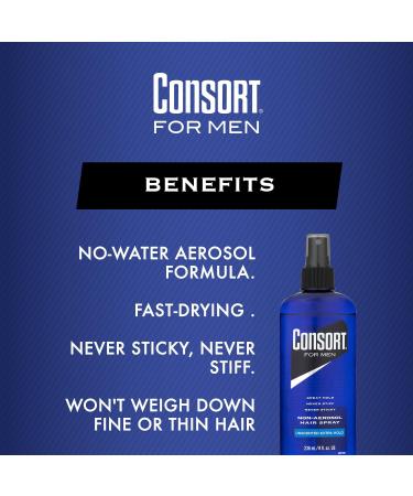 Consort Hair Spray 8oz Unscented X-Hold Pump Non-Aero (2 Pack) Unscented 8 Ounce (Pack of 2) - Buy Online on SooperMarket.com