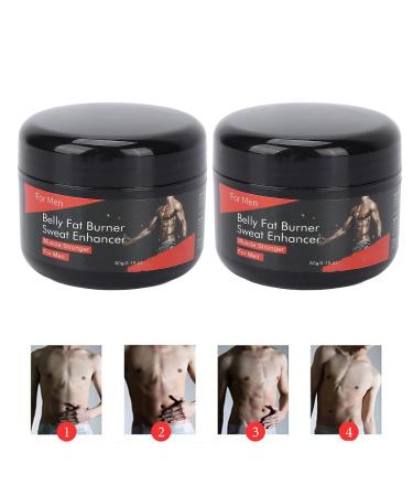 Hot Cream Sweat Fat Burning Gel - 2 x 60G Slimming Cream for Abdomen & Buttocks | Anti-Cellulite Weight Loss Solution - Buy Online on SooperMarket.com