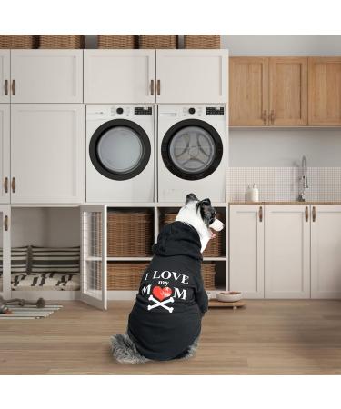 EXPAWLORER Dog Hoodie - Soft and Warm Dog Sweatshirt Pet Clothes Fall Winter Sweater with "I LOVE MY MOM" Lettered for Puppy Cat Small Medium Large Dogs (Large) - Buy Online on SooperMarket.com