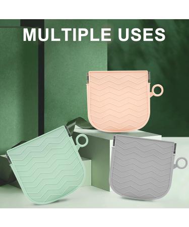 Silicone Retainer Case - Portable Orthodontic Box for Braces Aligners & Mouth Guards - Slim Design with Vent Holes - Ideal for Travel - Grey - Buy Online on SooperMarket.com