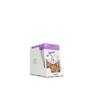 Doka's grain -free premium snack with chicken breast & fish for dogs - ideal for in between 8 x 70g seafood 70 g (8 Pack)
