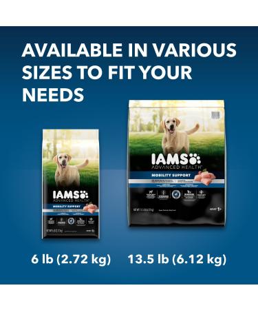 Iams Advanced Health Dry Dog Food Adult Mobility Support Chicken & Whole Grain Recipe 6.12kg Bag - Buy Online on SooperMarket.com