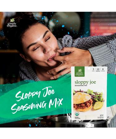 SImple Organic Sloppy Joe Mix | Certified Organic & Gluten-Free | 1.41 oz (Pack of 4) - Buy Online on SooperMarket.com