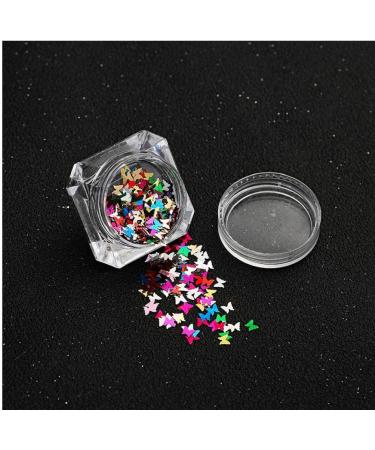 1 Box Nails Art Pretty Nail Art Flakes Glitter Sequins Sparkle Colorful Paillette Craft Diy Decorations - Buy Online on SooperMarket.com