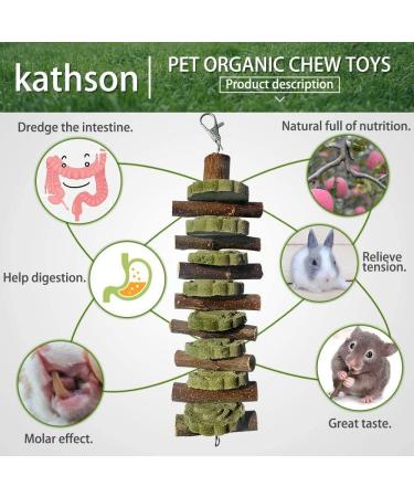 Edible Apple Wooden Sticks for Small Pets 2 Pack of Natural Snacks & Grinding Toys for Rabbits Chinchillas & Guinea Pigs - Buy Online on SooperMarket.com