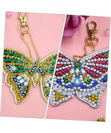 Anneome 5pcs Key Chain Keychain for Kids Handbag Hanging Decor Diy Diamonds Pendants Blush 5d Self Made - Buy Online on SooperMarket.com