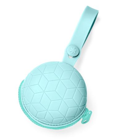 Skip Hop Silicone Pacifier Holder - Grab & Go Light Teal - Buy Online on SooperMarket.com
