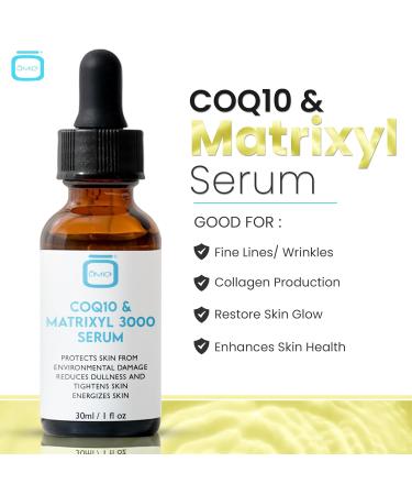 Omic+ COQ10 & Matrixyl 3000 Serum - 30ml Anti-Aging Skin Care | Shop Internationally - Buy Online on SooperMarket.com