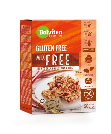 BALVITEN Gluten-Free Universal Mix for Bread 500 g Certified for Baking Cakes Dumplings Pancakes