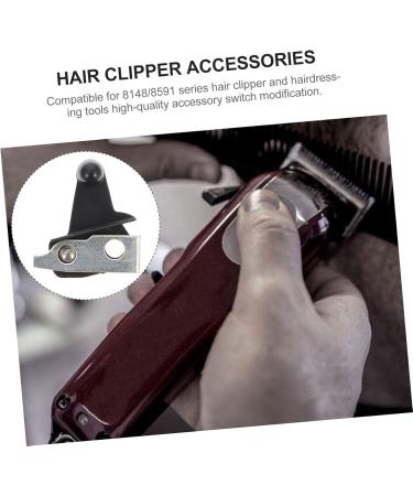 PLAFOPE Electric Clipper Switch Hairdressing Tool Replacement for Hair Trimmer Replacement Power Haircut Equipment for Hair Clipper Hair Clipper Supply Hair Clipper Repair Tool 2X2X1CM Black - Buy Online on SooperMarket.com
