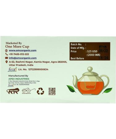One More Cup Herbal Tea Box Caffeine Free Tea Bags Herbal Tea For Immunity Boost (Total 20 Tea Bags) - Buy Online on SooperMarket.com