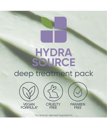 Biolage Hydra Source Deep Treatment Pack - Moisturizing Hair Mask with Aloe - 10.1 Fl. Oz - Buy Online on SooperMarket.com
