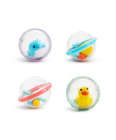 Munchkin Floating Bubbles Bath Toy 4-Pack Model Assorted 4-Pack in New Style Single