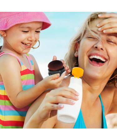 Sunscreen Applicator For Kids | Portable Sun Lotion Applicator Ergonomic Sunblock Brush For Summer Sunblock Buddy Brush Set Cute Sun Cream Brush For Boys Girls Black - Buy Online on SooperMarket.com