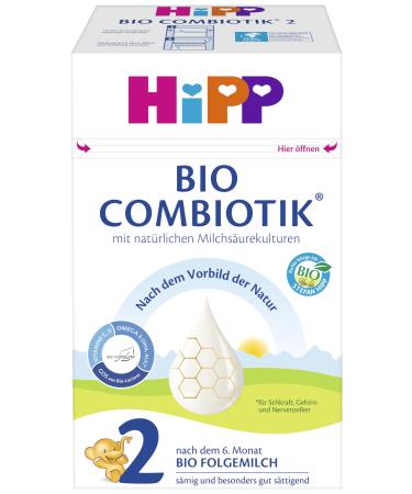 HiPP Organic Milk Formula 2 BIO Combiotik pack of 4 (4 x 600g) New-2 BIO Combiotik 600 g (pack of 4)