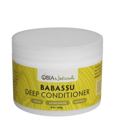 OBIA Naturals Deep Conditioner - Babassu Oil 8 fluid ounces - Moisturizing Protein-Free Repairs Dry Damaged Textured Curly Natural Hair - Sulfate-Free Vegan