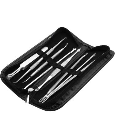 AIDIRui Professional Black head Remover Tool Kit Stainless Steel Blackhead Acne Comedone Pimple Blemish Extractor Beauty Tool - Buy Online on SooperMarket.com