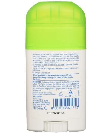 Infasil Deodorant Stick Fresh Dynamic 40 ml - Antibacterial Protection | International Shipping - Buy Online on SooperMarket.com
