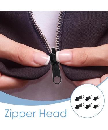6-Piece Zipper Replacement & Repair Set | Removable Metal Zipper Pulls for Wallets Clothes Jeans Suitcases & Luggage - Shop Internationally! - Buy Online on SooperMarket.com