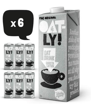 Oatly! Oat Drink Barista Edition 1L (Pack of 6) | Plant Based | Totally Vegan | Healthy Drink - Buy Online on SooperMarket.com