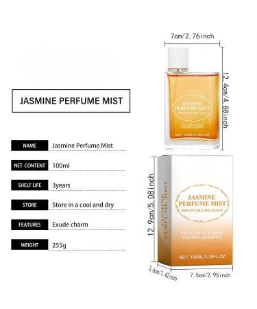 Brazilian Fragrance Irresistible Sunshine Jasmine & Caramel Scents Hair & Body Fragrance Mist Jasmine Perfume Mist Eau De Toilette Spray Summer Perfume Sunflower Perfume for Women (1Pcs) - Buy Online on SooperMarket.com