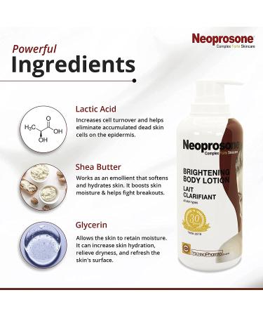 Neoprosone Brightening Body Lotion 400ml | Dark Spot Treatment & Skin Brightening with Vitamin C & Alpha Arbutin - Shop Internationally - Buy Online on SooperMarket.com