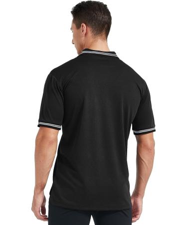 FitsT4 Short Sleeve Polo Umpire Jersey/Referee Uniform - Black, Medium - Buy Online on SooperMarket.com