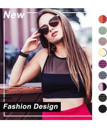 Nylon Sport Band for Apple Watch 38mm/40mm/41mm - Adjustable Breathable Strap for iWatch Series 8/7/6/5/4/3/2 SE - Dark Black - Buy Online on SooperMarket.com