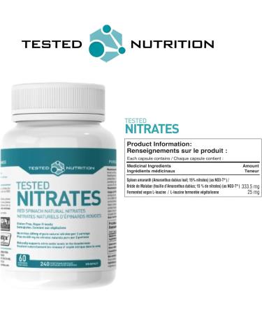 Tested Nutrition Tested Combo Pack | Tested Nitrates 240 Capsules Tested Beta-Alanine 180 Capsules Tested L-Citrulline 240 Capsules (Tested Combo Pack) - Buy Online on SooperMarket.com