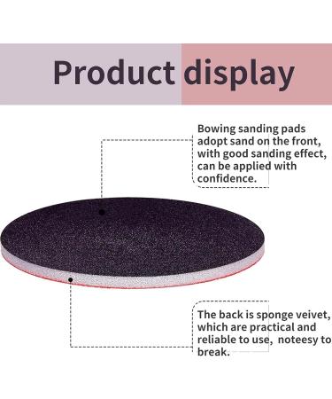 RUNRAYAY Round Bowling Sanding Pad Resurfacing Polishing Kit - 500 Grit (6PCS/12PCS) | Bowling Ball Cleaning Set - Buy Online on SooperMarket.com
