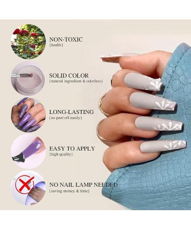 Saviland 10 Colors Acrylic Powder Set for Nail Extension - Professional Acrylic Polymer Powder with Glitter Shades - No Lamp Needed - Office Lady Approved - Buy Online on SooperMarket.com
