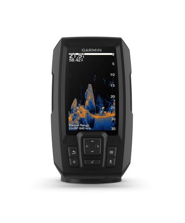 Garmin 010-02550-00 Striker Vivid 4cv, Easy-to-Use 4-inch Color Fishfinder and Sonar Transducer, Vivid Scanning Sonar Color Palettes 4 Inch STRIKER Vivid 4cv Transducer