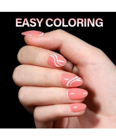 360PCS AILLSA Short Almond Nail Tips - Half Matte Soft Gel False Nails for DIY Press On Extensions - Clear Acrylic Gelly Tips - Valentine's Day Gift - 12 Sizes - Buy Online on SooperMarket.com