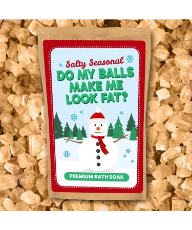 Snowman Balls Big Bath Soak | Premium Sea Salt Christmas Gift for Men | Funny Stocking Stuffer for Boyfriend & Husband | Perfect for Snowmen Lovers - Buy Online on SooperMarket.com