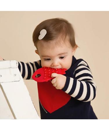 POPPIES Smiley The Star and RED The Rocket Bundle - Silicone Sensory Toy for Infants - BPA-Free Teether and Bath Toy with Suction Cups and Textures - Buy Online on SooperMarket.com