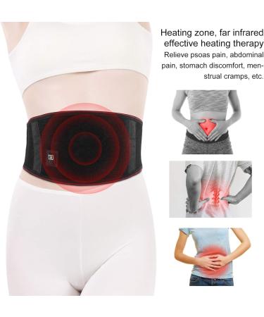 Ankroyu Heating Back Belt - Portable Heated Pad for Lumbar Support | Breathable Back Heating Pillow for Men & Women - Buy Online on SooperMarket.com