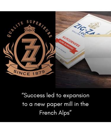 Zig-Zag Unbleached Pre Roll Cones Bulk 900 Count 1 Size Slow Burning 100% Natural Gum Arabic No Bleach Authentic - Buy Online on SooperMarket.com
