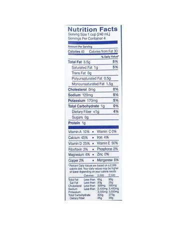 Almond Breeze Unsweetened Vanilla Almond Coconut Milk - 32 oz | Dairy-Free & Delicious - Buy Online on SooperMarket.com